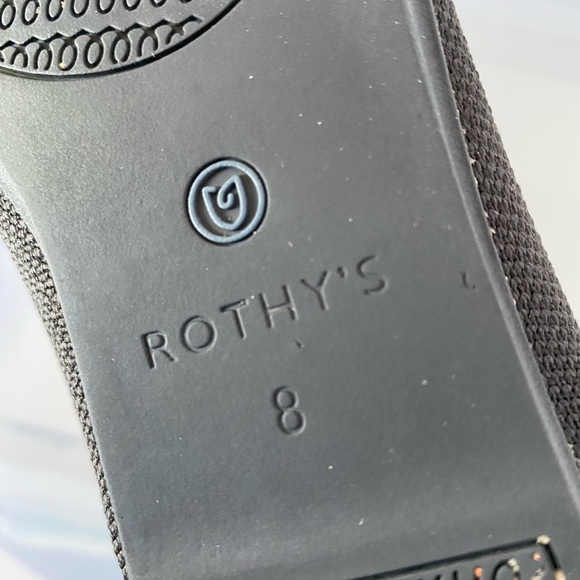 Rothy’s The Flat Black SZ 8, fits like a 7.5! - Picture 6 of 10